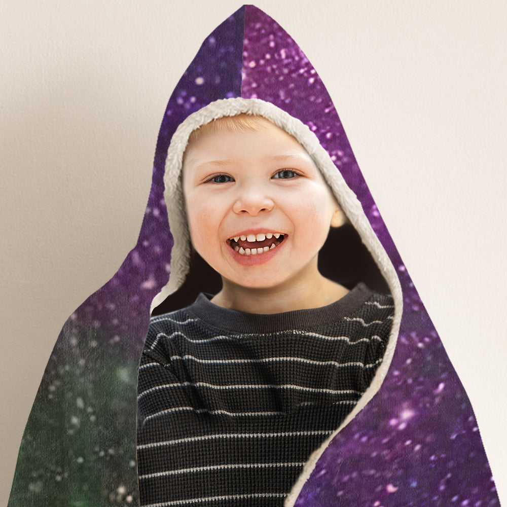 Unspekable Kids Hoodie Blanket, Funny Frog Leader Hooded Blanket