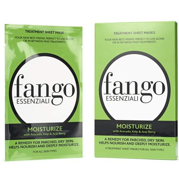 Borghese Fango Essenziali Moisturize Treatment Sheet Mask 4 Pack