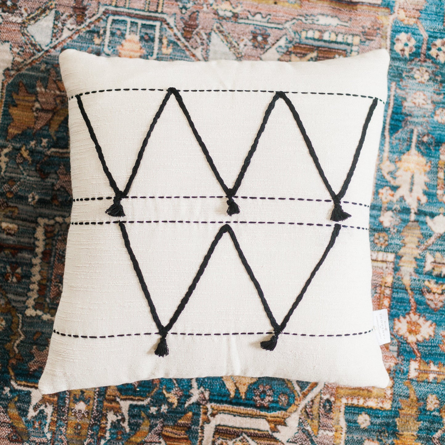 Atlas Throw Pillow Cover