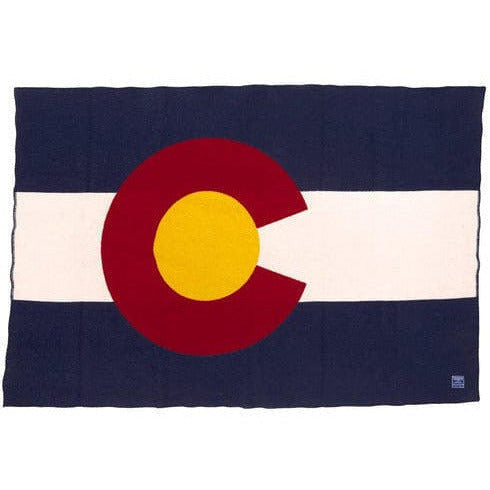 1 Colorado Flag Wool Throw - Colorado Flag