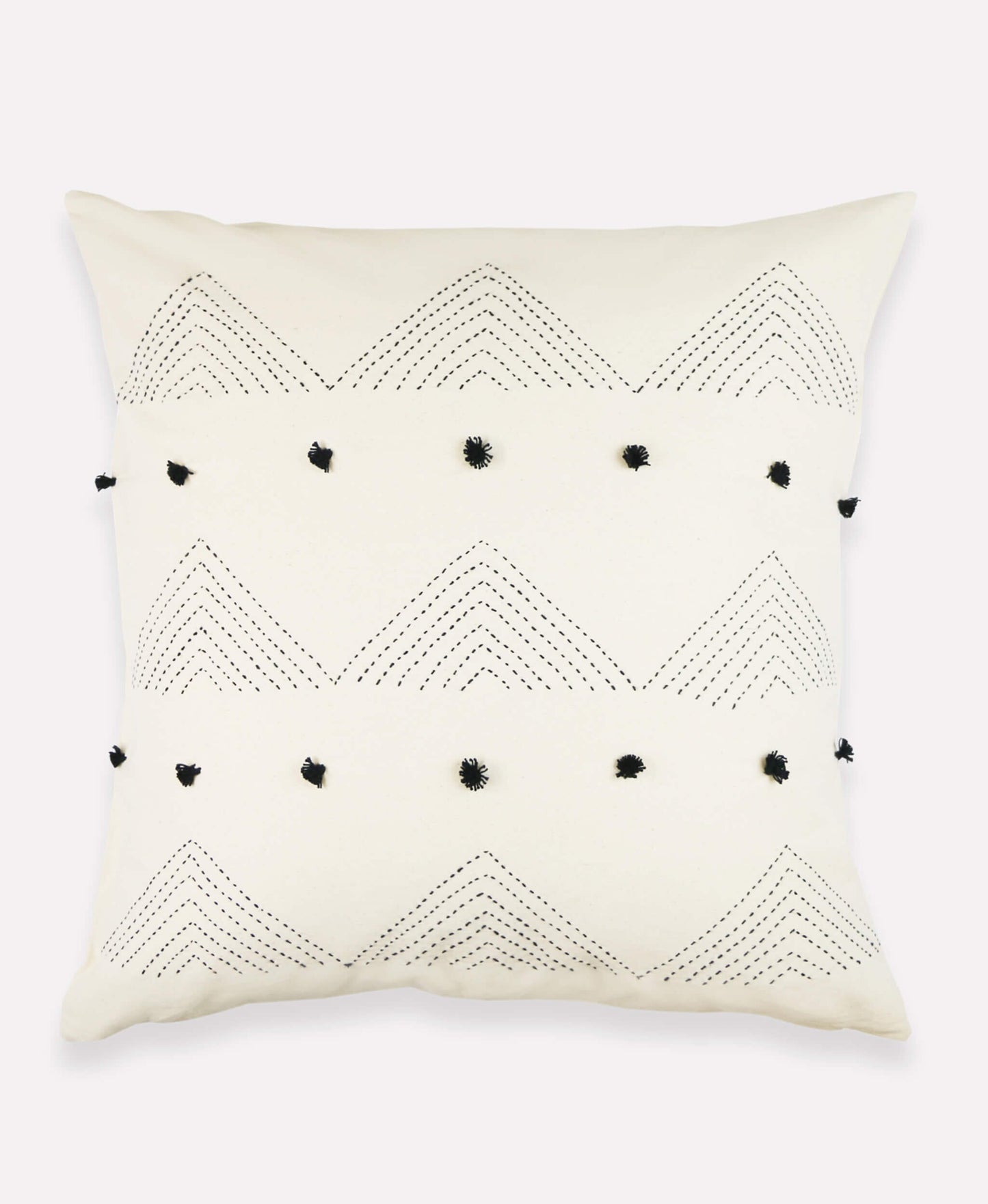Triangle Stitch Throw Pillow