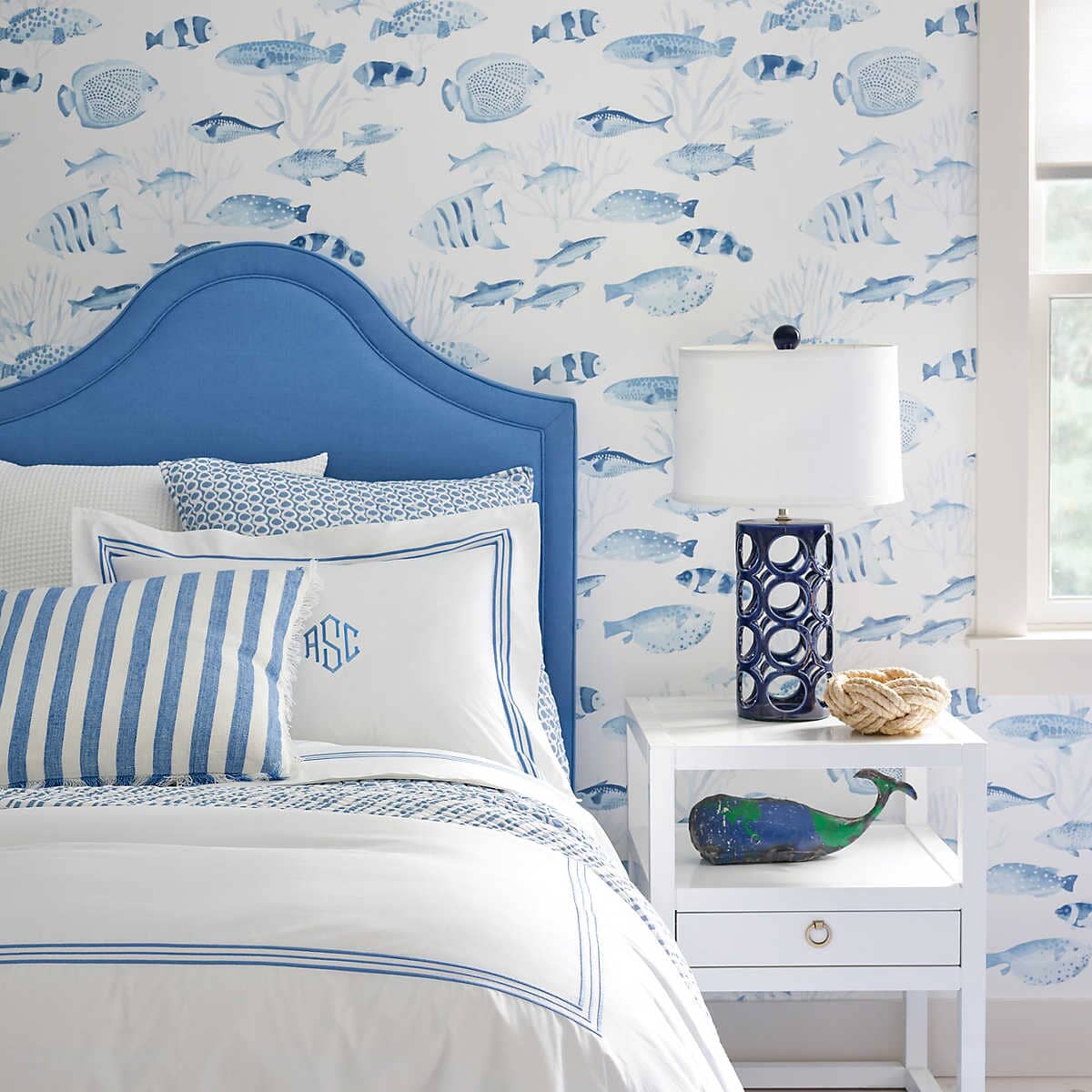 Trio French Blue Sham