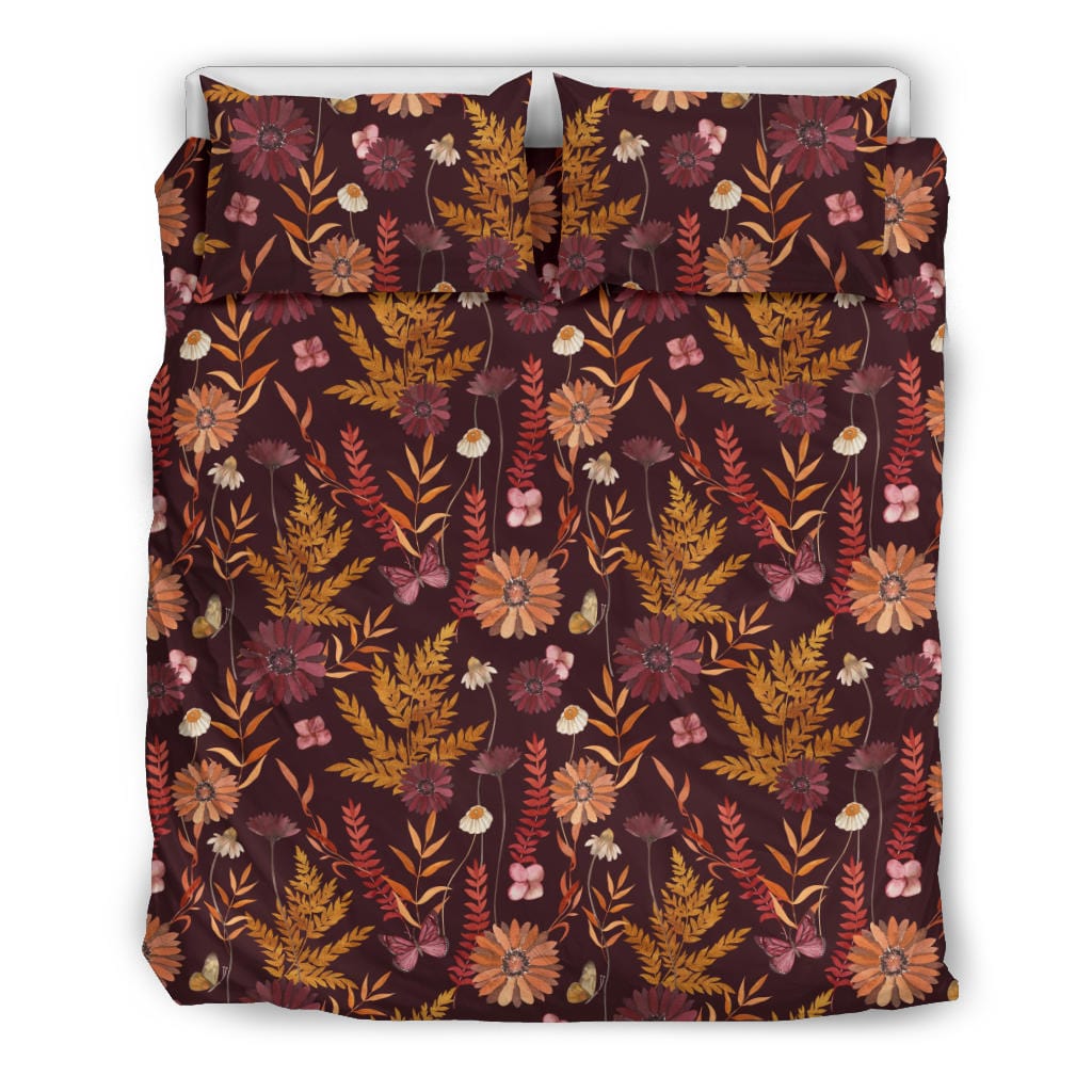 Wine Color Sweet Fields Quilt, Doona & Duvet Covers