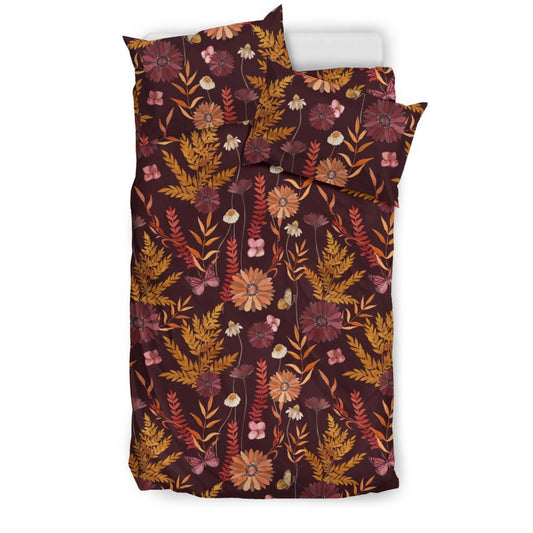 Wine Color Sweet Fields Quilt, Doona & Duvet Covers