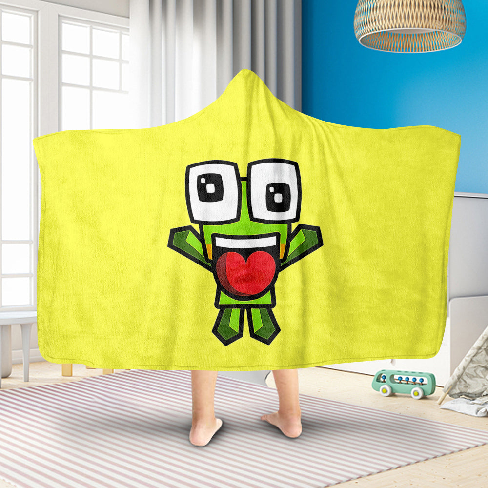 Unspekable Kids Game Hoodie Blanket, Unspeakable Cool Frog Hooded Blanket