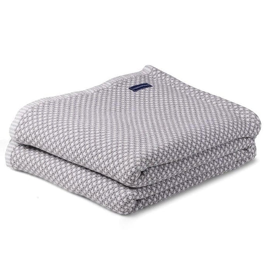 1 Edgecomb Cotton Blanket  -  Twin / Dove Grey