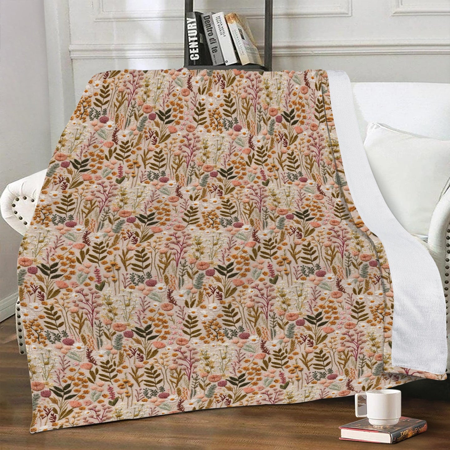 Wildflowers Meadow Fleece Blanket