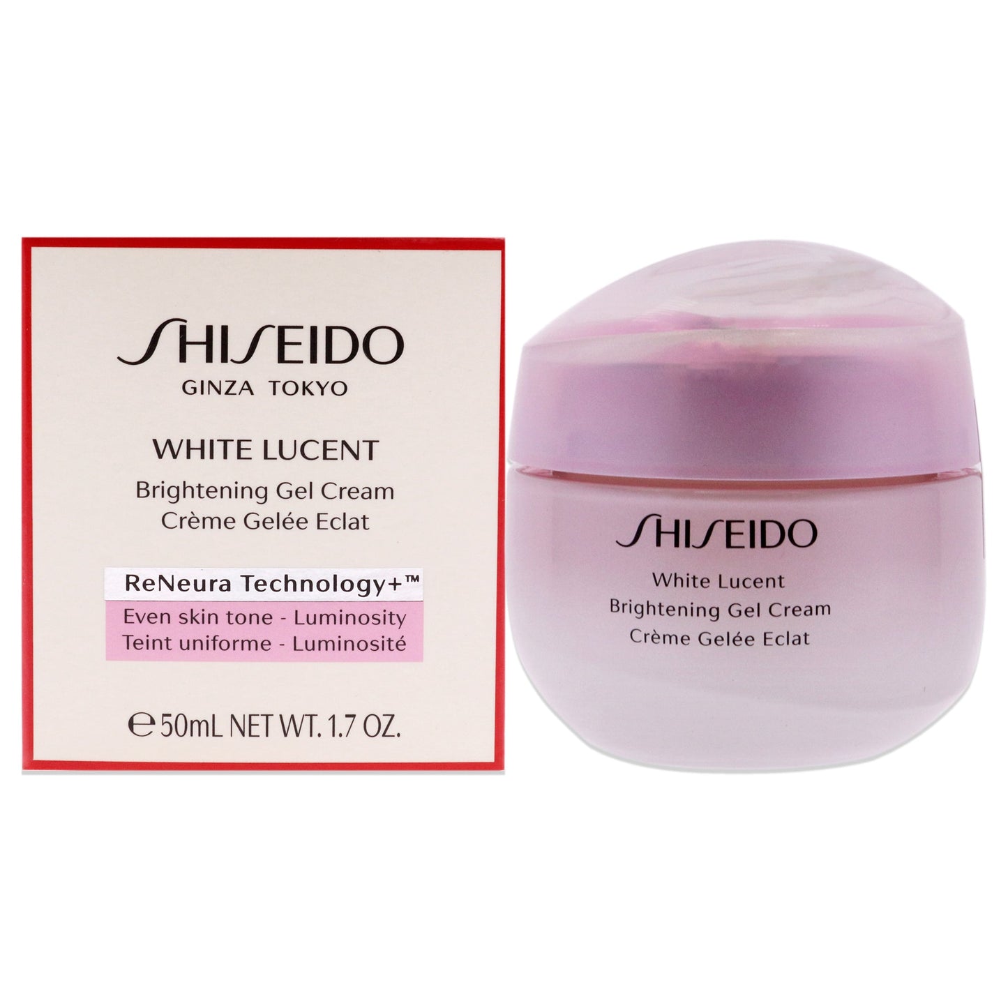 White Lucent Brightening Gel Cream by Shiseido for Unisex - 1.7 oz Gel