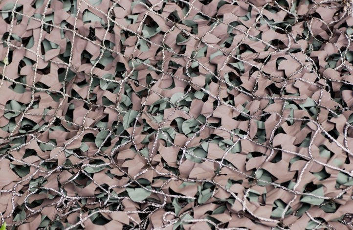 10' x 10' Military Camo Mesh Netting - Woodland - GhillieSuitShop