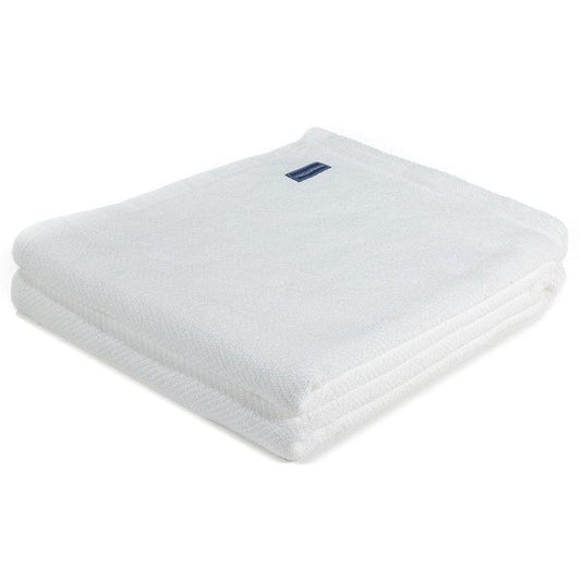 1 Penobscot Cotton Blanket  -  Twin / White