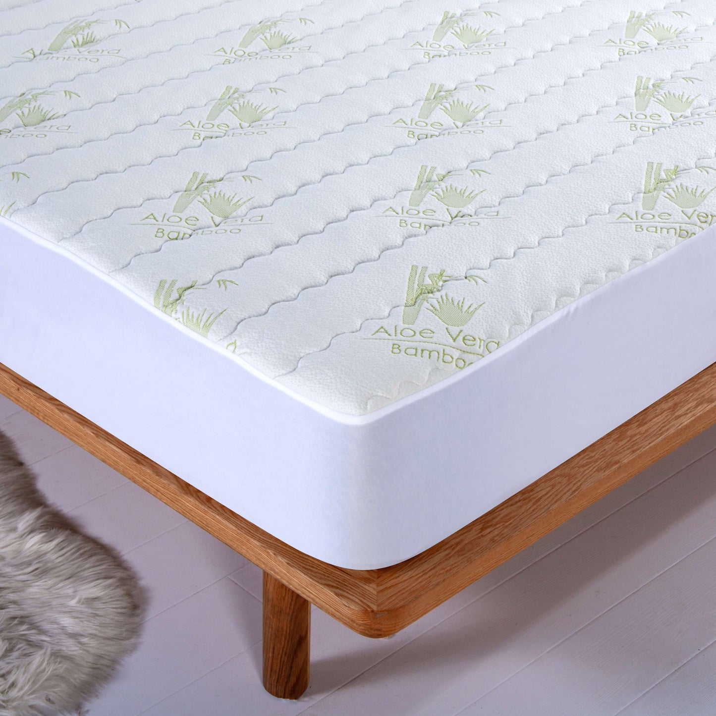 Aloe Vera Quilted Mattress Pad