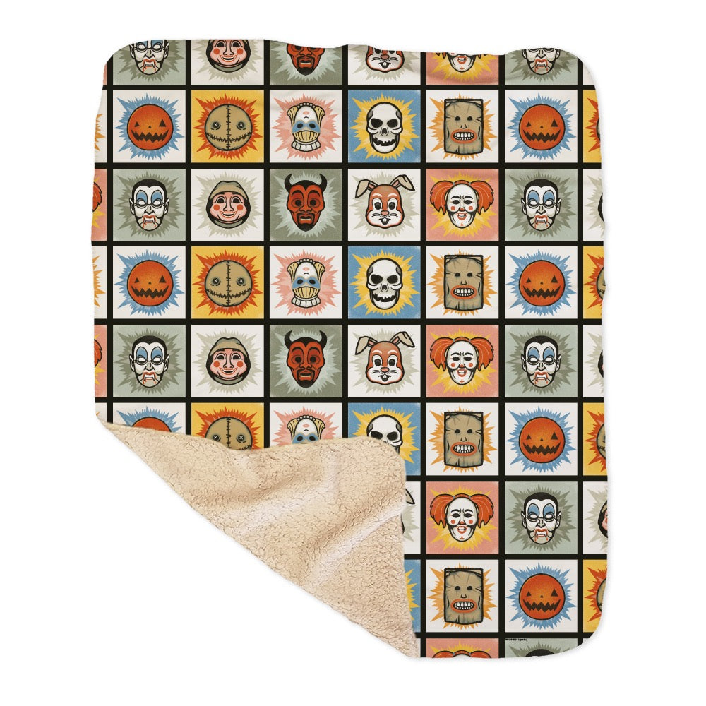 Trick 'r Treat Characters Sherpa Blanket