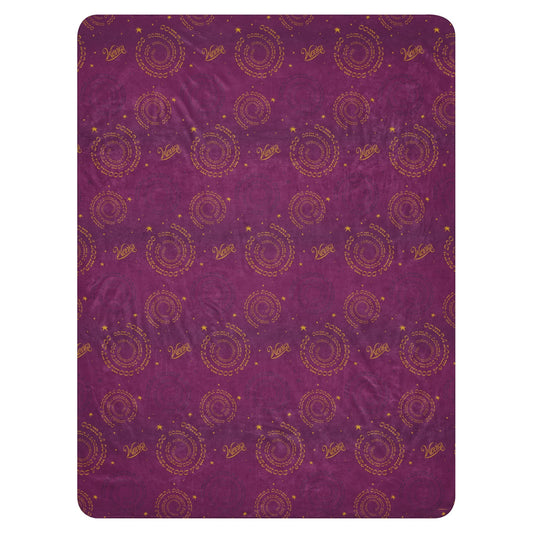 Wonka Swirl Pattern Sherpa Blanket
