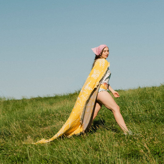 Yellow Louisa Festival Blanket