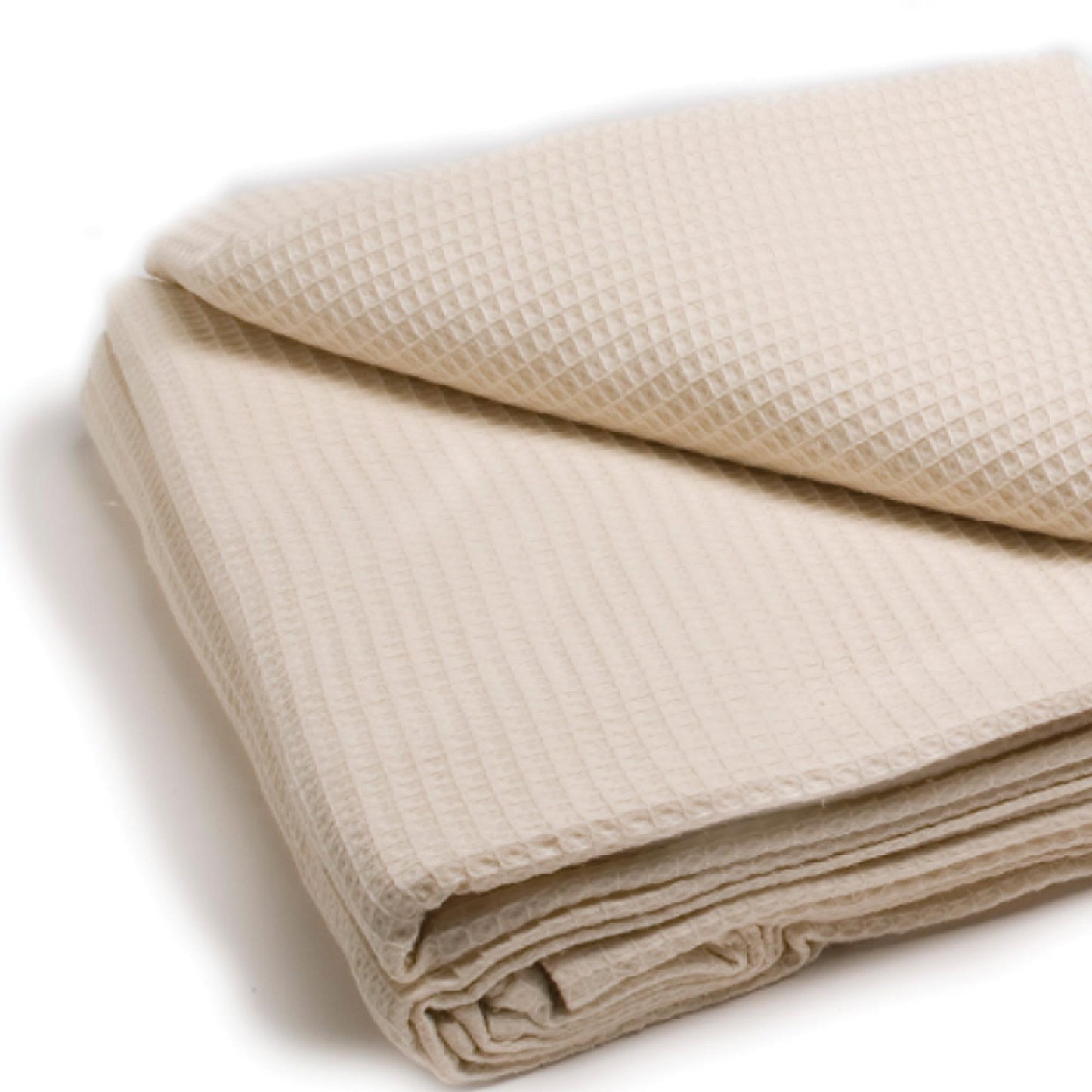 Blankets, Coverlets & Throws Ecru / Single Waffle Weave Blanket