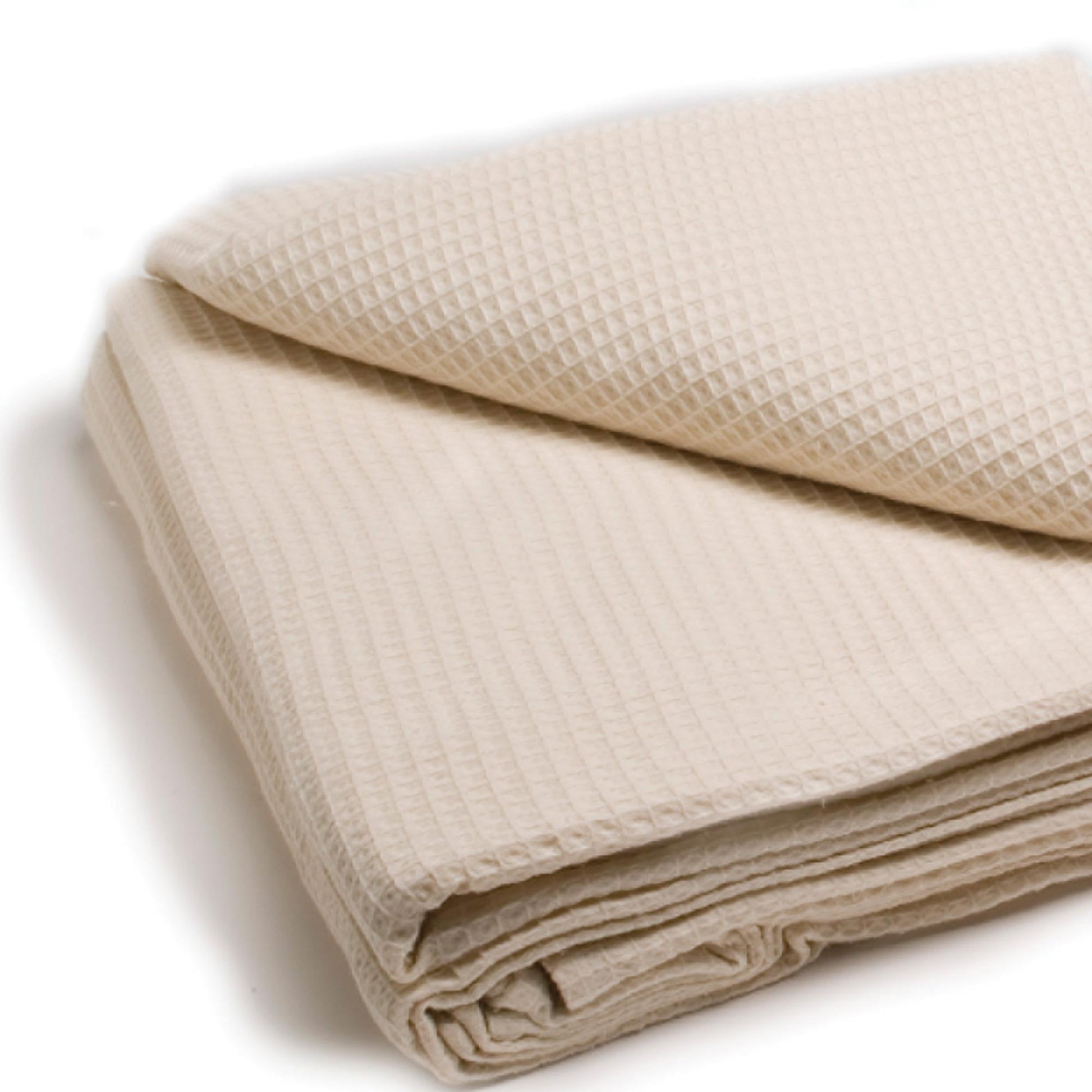 Blankets, Coverlets & Throws Ecru / Single Waffle Weave Blanket