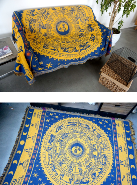 Vintage Country Plaid Double-Sided Sofa Blanket