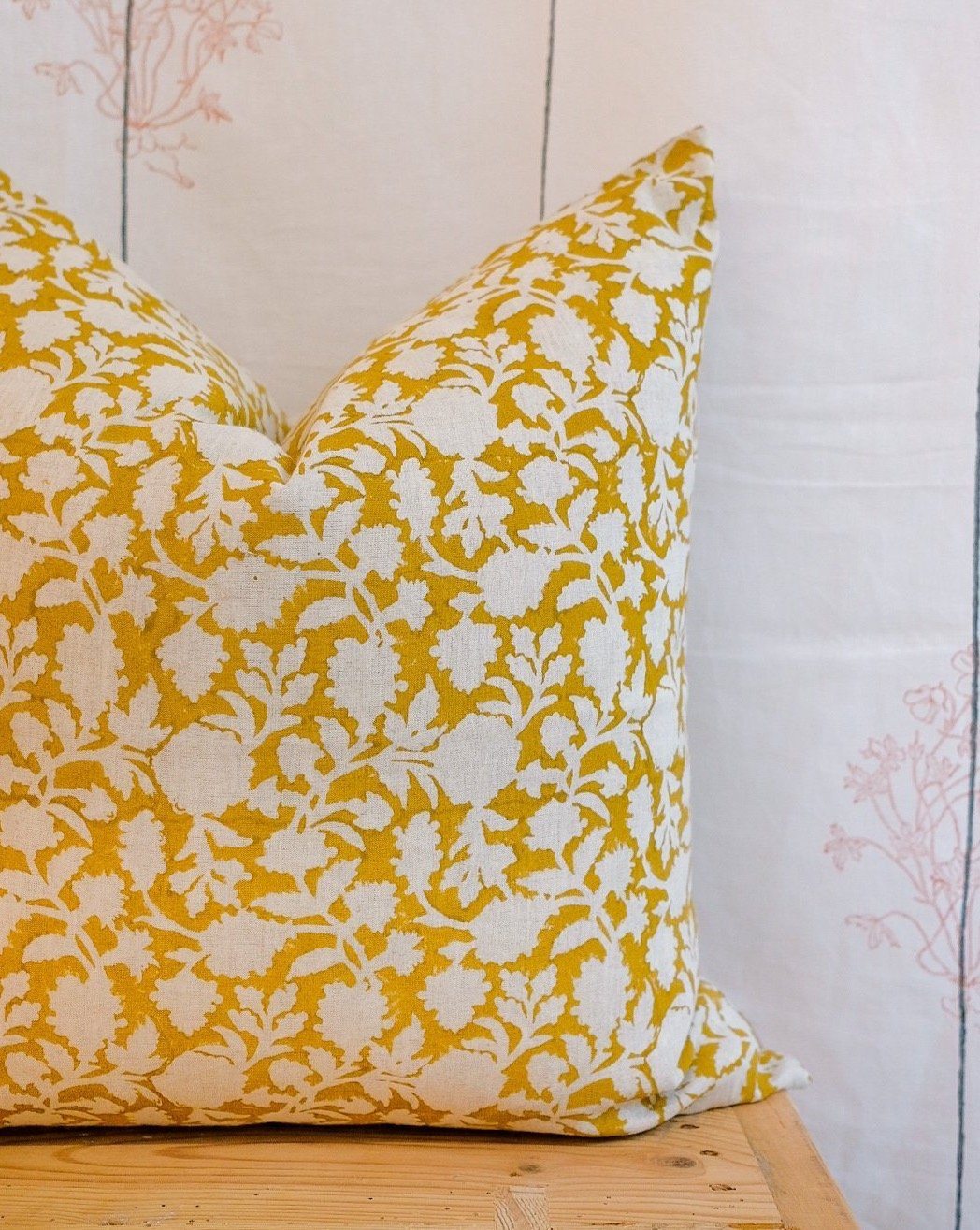 Tina Linen Throw Pillow Cover