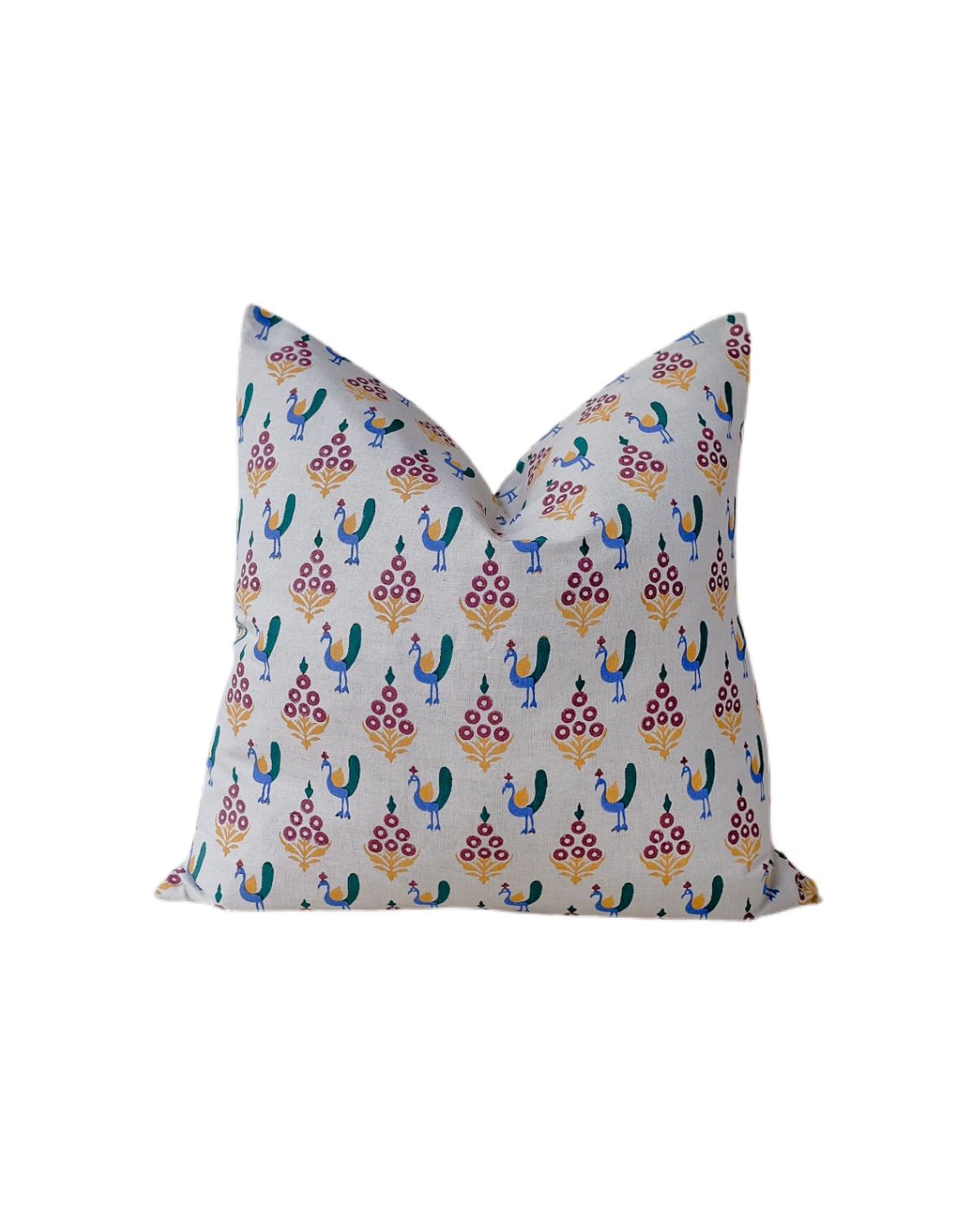 Soil to Studio Vani - Hand Block-printed Linen Pillowcase Soil to Studio