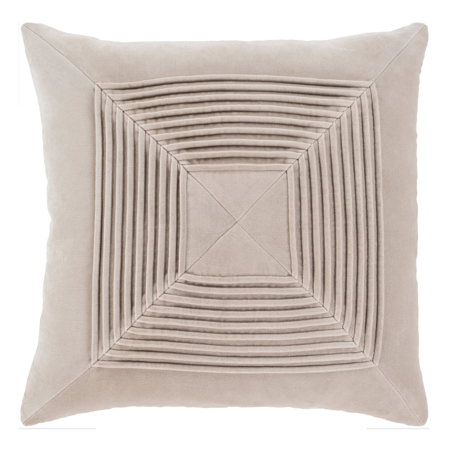 Akira Pleated Velvet Pillow
