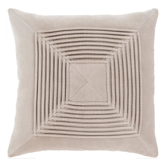 Akira Pleated Velvet Pillow