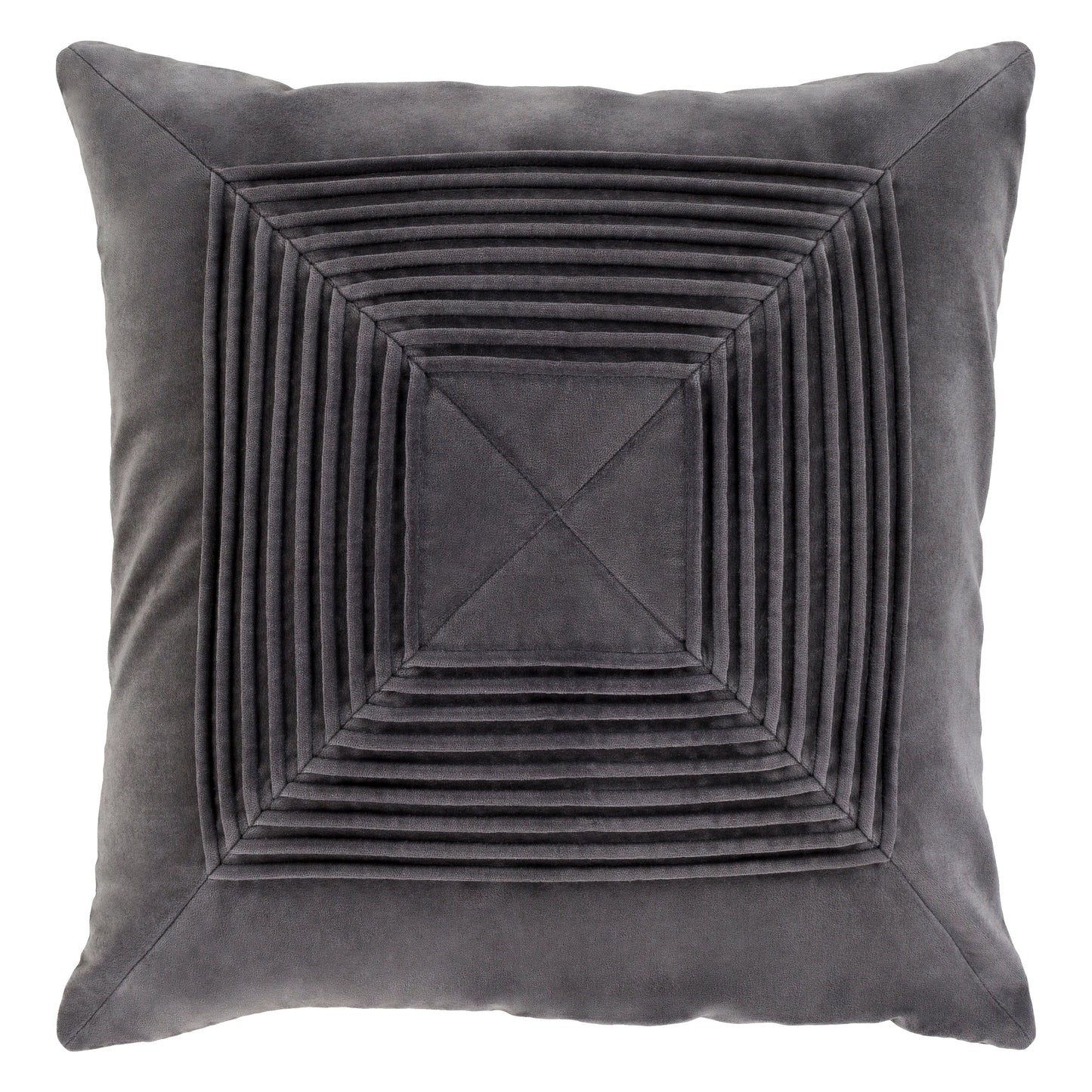 Akira Pleated Velvet Pillow