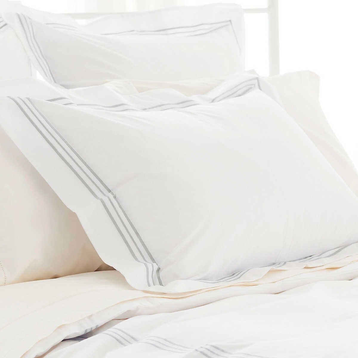 Trio Pearl Grey Sham